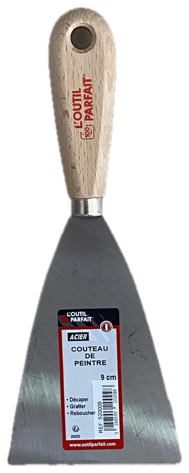 Spaclu / cutit cu maner de lemn 9 cm