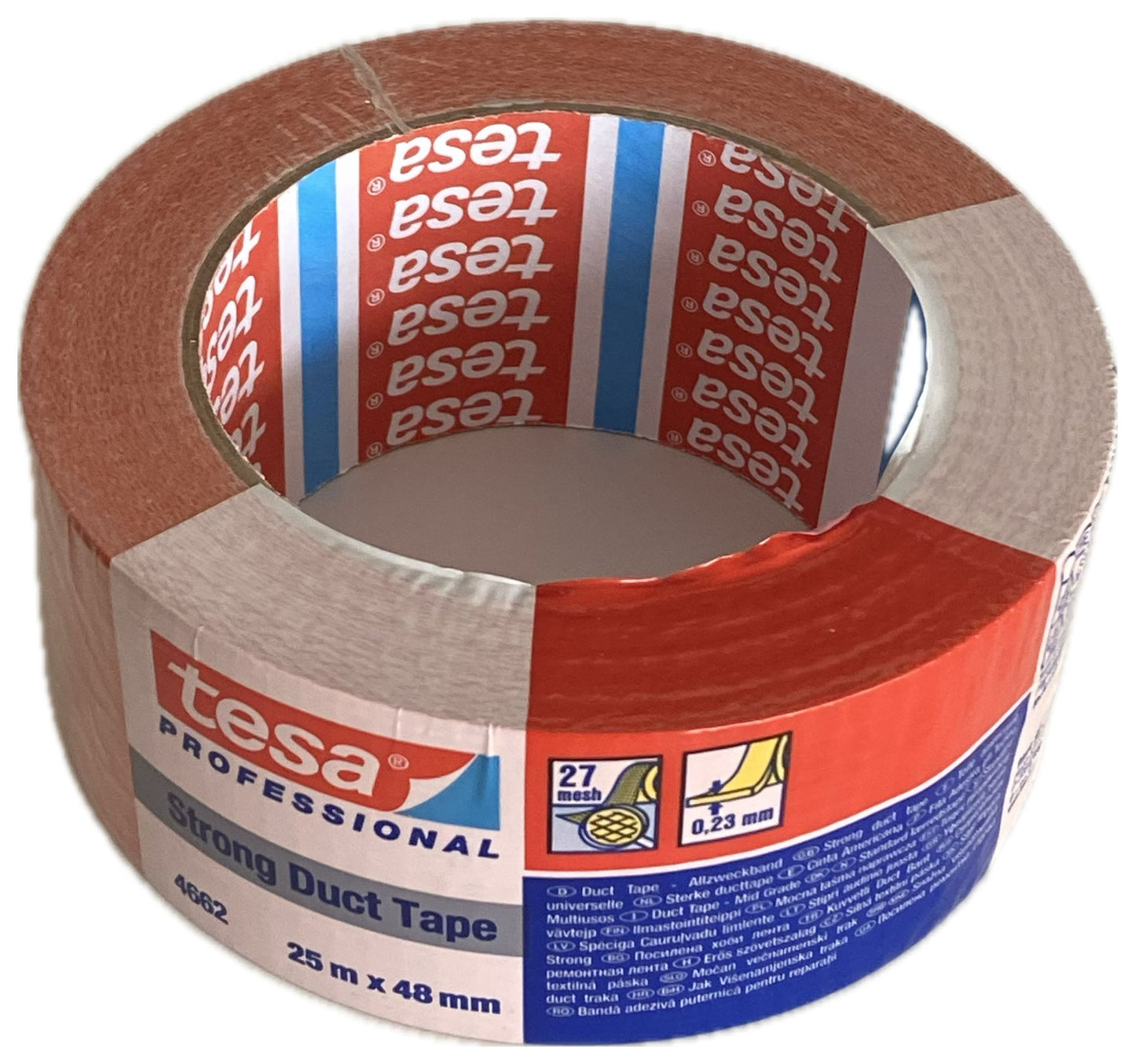 Banda cu fibra portocalie 25x48 TESA