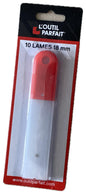 Lame cutter 18 mm (set 10 LS)