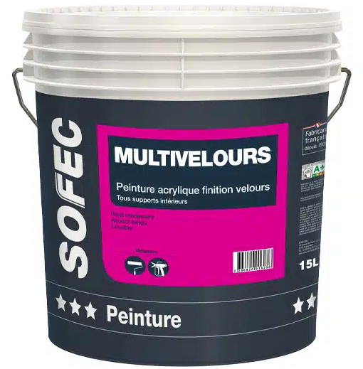 Vopsea lavabilă catifelată MULTIVELOURS 15L