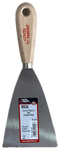 Spaclu / cutit cu maner de lemn 1 cm - 9 cm