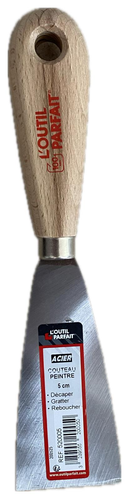 Spaclu / cutit cu maner de lemn 9 cm